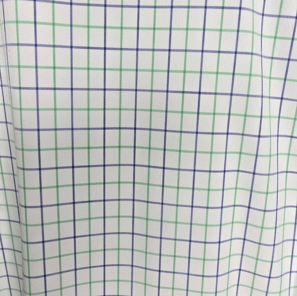 Mizzen + Main Leeward Hopkins Check Standard Fit Dress Shirt Size Large L-9022 - Picture 2 of 14